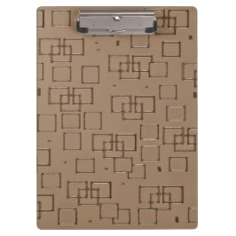 Pranchetas Padrão de quadrados coloridos do café