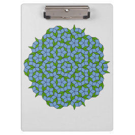 Pranchetas Padrão de Rhombus Penrose Verde e Azul