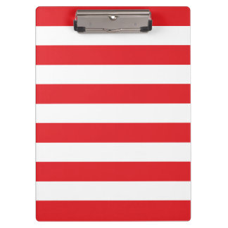 Pranchetas Padrão de Stripes Brancas Vermelhas e Vermelhas Mo
