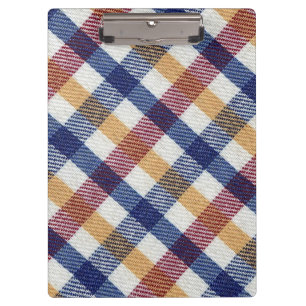 Pranchetas Padrão de Tartan multicolor