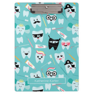 Pranchetas Padrão dentário de prática dentária pediátrica