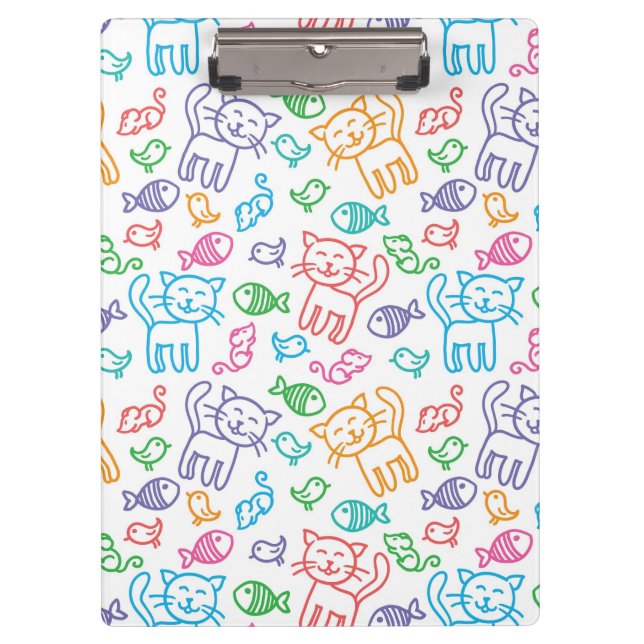 Pranchetas padrão do gato (Frente)