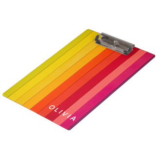 Pranchetas Padrão Estético de Cores Vibrantes