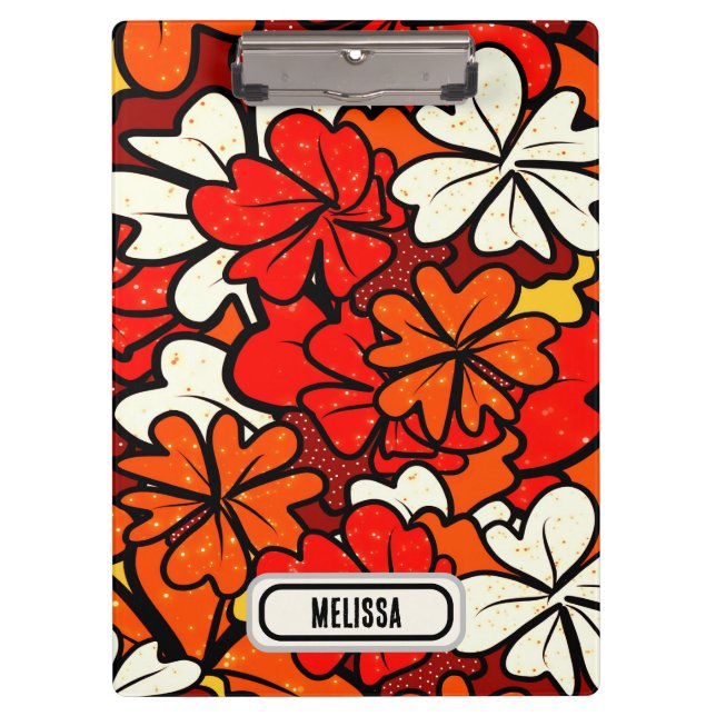 Pranchetas Padrão floral (Frente)