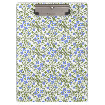 Padrão Floral Azul Blooms Ditsy