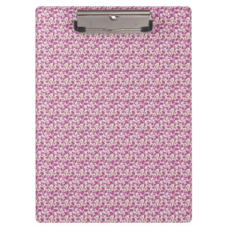 Pranchetas Padrão Floral Botânico Rosa com Videira e Design d