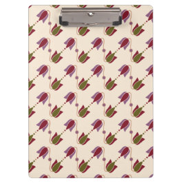 Pranchetas Padrão Floral Colorido Antigo