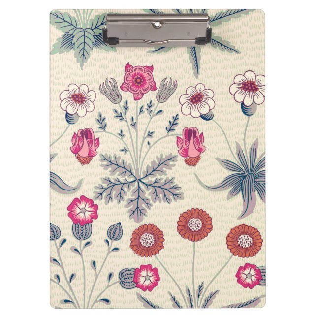 Pranchetas Padrão Floral de Margarida William Morris Vermelho (Frente)