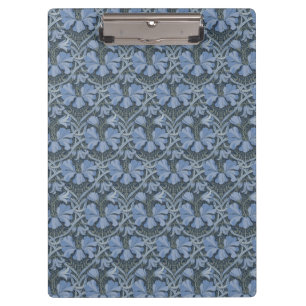 Pranchetas Padrão Floral Elegante em Aquarela Azul