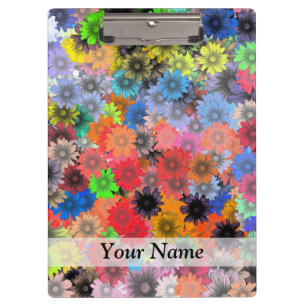 Pranchetas Padrão floral multicolor