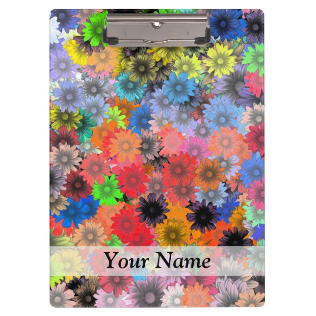 Pranchetas Padrão floral multicolor (Frente)