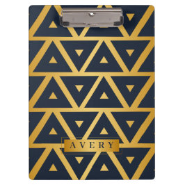 Pranchetas Padrão Geométrico do Triângulo Personalizado