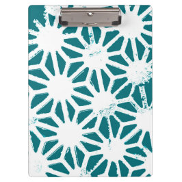 Pranchetas Padrão geométrico em teares e brancos