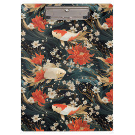 Pranchetas Padrão Japonês de Peixes Koi Insoltos