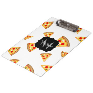 Pranchetas Padrão legal e divertido de fatias de pizza Monogr
