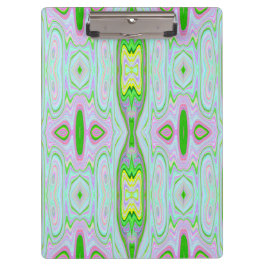Pranchetas Padrão retroAbstrato cor-de-rosa, Verde limão e ág