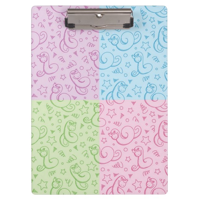 Pranchetas padrões com cobras (Frente)