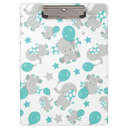 Pranchetas Padrões De Elefantes, Elefantes Bonitos - Cinzas A