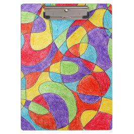 Pranchetas Padrões de Portas de Crayon Desenhado à Mão