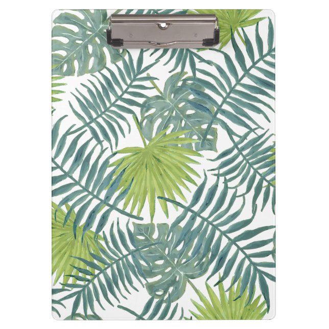Pranchetas Palm Tree Fronds Pintando Havaiano (Frente)