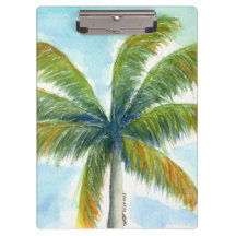 Palmeira tropical de praia num dia ensolarado