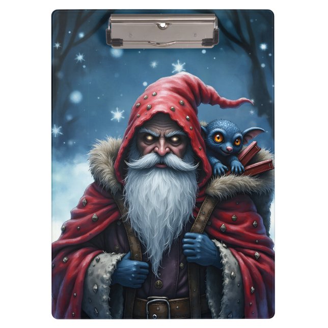 Pranchetas Papai Noel Frostbite & Seu Duende Travesso. (Frente)