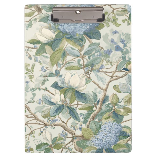 Pranchetas Papel de Parede Magnólia Pequena Salgueiro Floral  (Frente)