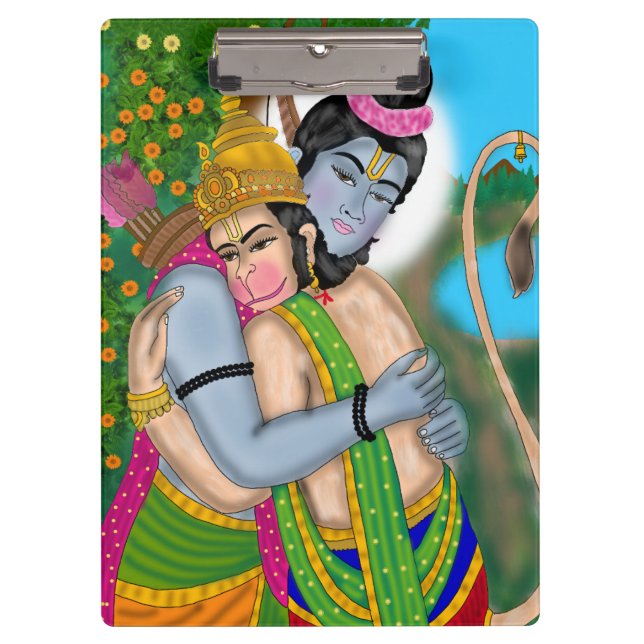 Pranchetas Papelaria do Senhor Rama e Hanuman (Frente)