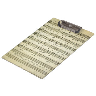 Pranchetas Partitura Antiga, Partitura Musical Antiga 1810