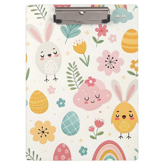 Pranchetas Páscoa Bunny Pattern (Frente)