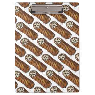 Pranchetas Pasteira de chocolate Chip Cannoli