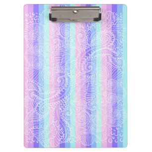 Pranchetas Pastel Candy Swirls Padrão de fantasia suave em