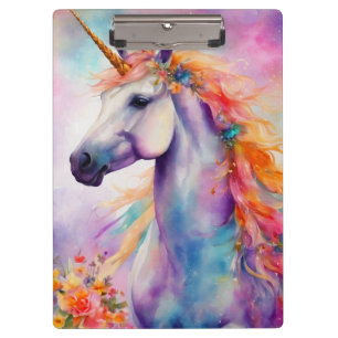 Pranchetas Pastel Color Unicorn