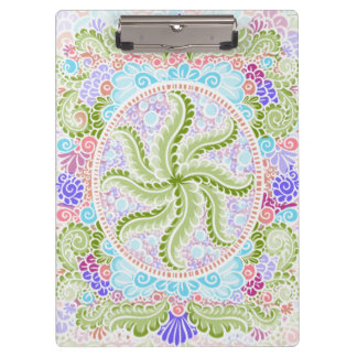 Pranchetas Pastel Nature Mandala Art