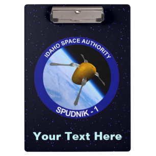Pranchetas Patch da Missão de Satélite Idaho Spudnik