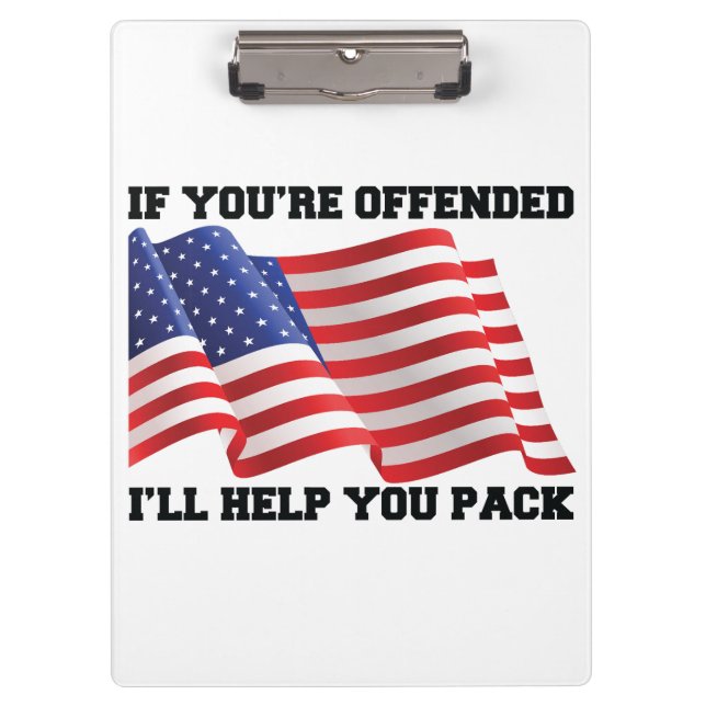 Pranchetas Patriota Americano (Frente)