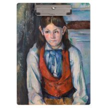 Paul Cezanne - Menino no Colete Vermelho