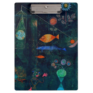 Pranchetas Paul Klee Fish Magic Abstrato Pintura Gráfica