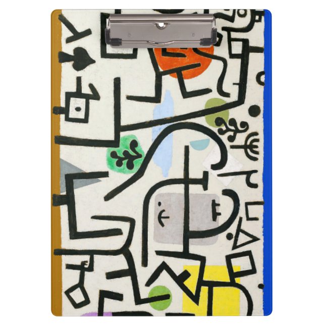 Pranchetas Paul Klee Rich Harbor Abstrato Expressionismo (Frente)