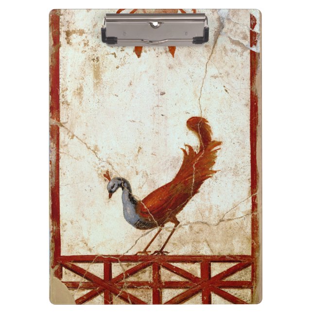 Pranchetas Pavão na antiga pintura antiga romana de Fresco (Frente)