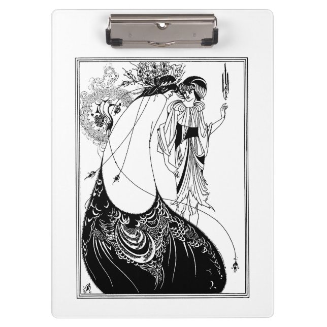 Pranchetas Peacock Skirt Beardsley Art Nouveau (Frente)