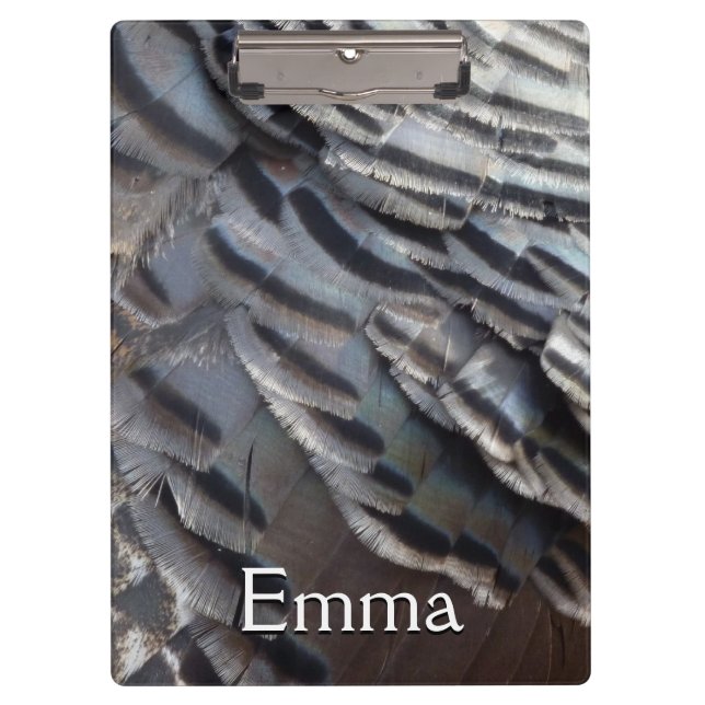 Pranchetas Penas Turcas Selvagens II Abstrato Nature Design (Frente)