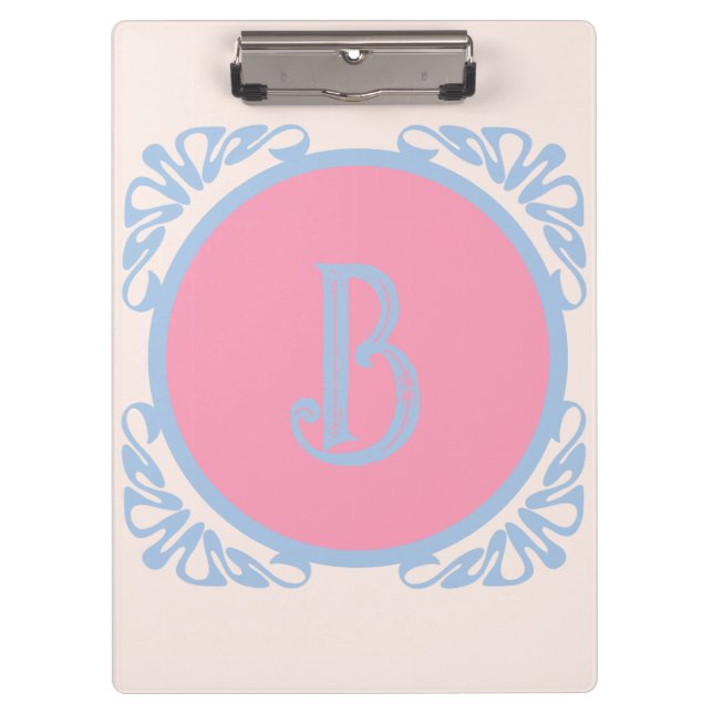 Pranchetas Personalizado rosa e azul  (Frente)