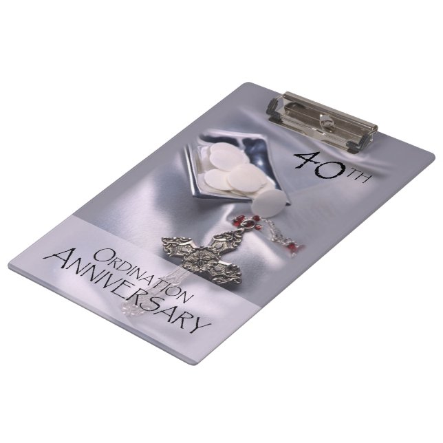Pranchetas Personalizar, 40ª Ordenação de Felicidades de Aniv (Inclinado)