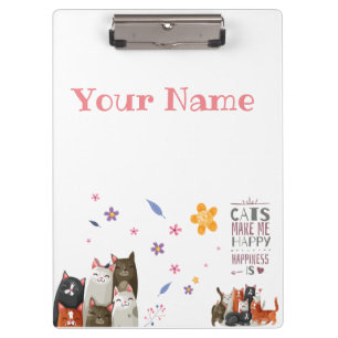 Pranchetas Personalizar Gatos Doce
