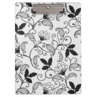Personalizar Padrão Floral Preto