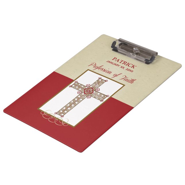 Pranchetas Personalizar, RCIA Bênçãos sobre a Profissão de Fé (Inclinado)