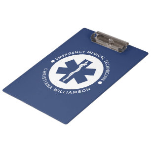 Pranchetas Personalizar símbolo EMT - Técnico médico de emerg