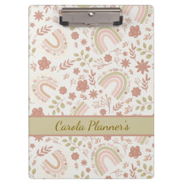 Pranchetas Personalized Boho Rainbow 