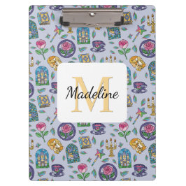 Pranchetas Personalized Cats Beauty and the Beast Book Girl